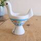 Bird-shaped ceramic egg cup – unique piece – collector – probably