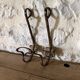 Metal coat hooks