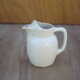 Pitcher la Sainte Uzienne Suze, cream ceramic pitcher, water pitcher