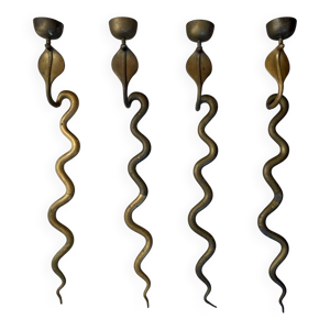 Série de 4 grands bougeoirs