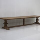 Table monastère en chêne massif 400 cm