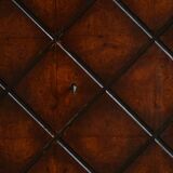 Swedish Grace, Geometric Oak Armoire, Thysells Furniture, Art Deco, 1940s