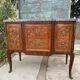 Commode sauteuse style Louis XV plateau marbre