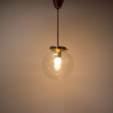 Mid-Century Glass Pendant/Kamenicky Senov, 1970's