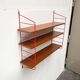Teak Shelf Modern Mid-Century Cordon Rouge Style, 1960s
