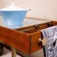 Rolling dessert bar server by Paul McCobb for Salton Hotray