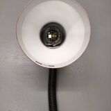 Elite - industrial style desk lamp - red lacquered metal - netherlands - 90's