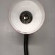Elite - industrial style desk lamp - red lacquered metal - netherlands - 90's