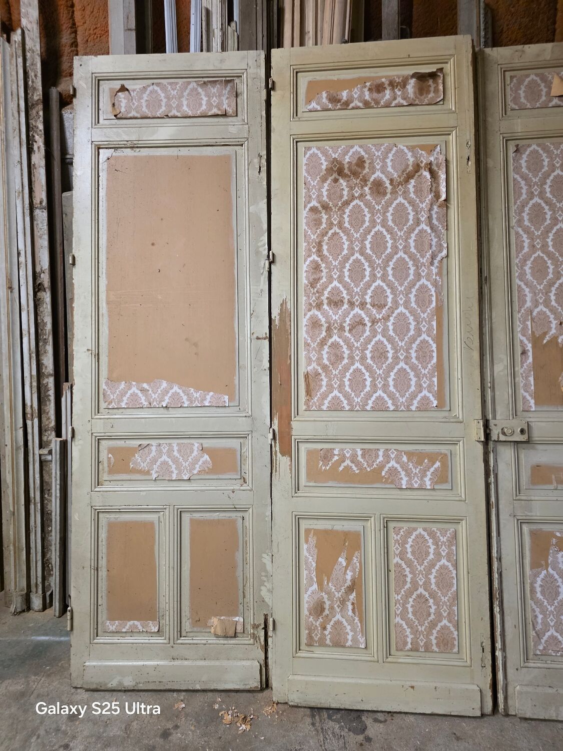 4 old partition doors from the 19th century