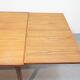 Table à manger danoise en teck extensible