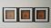 Triptyque Tableaux Vintage Art Optique - Victor Vasarely - Cadres 40x4