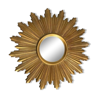 Grand miroir soleil des années 50 / 60