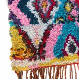 Handmade boucherouite carpet 180x120cm