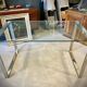 Ancien bureau en verre