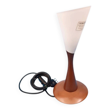Neoggetti lamp made of Murano glass and wood