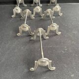 2 lots of 6 silver knife holders – Head of Minerva hallmark 1st title
