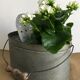Old zinc stud, fisherman's live bucket