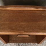 Modernist bedside in solid oak - 1950