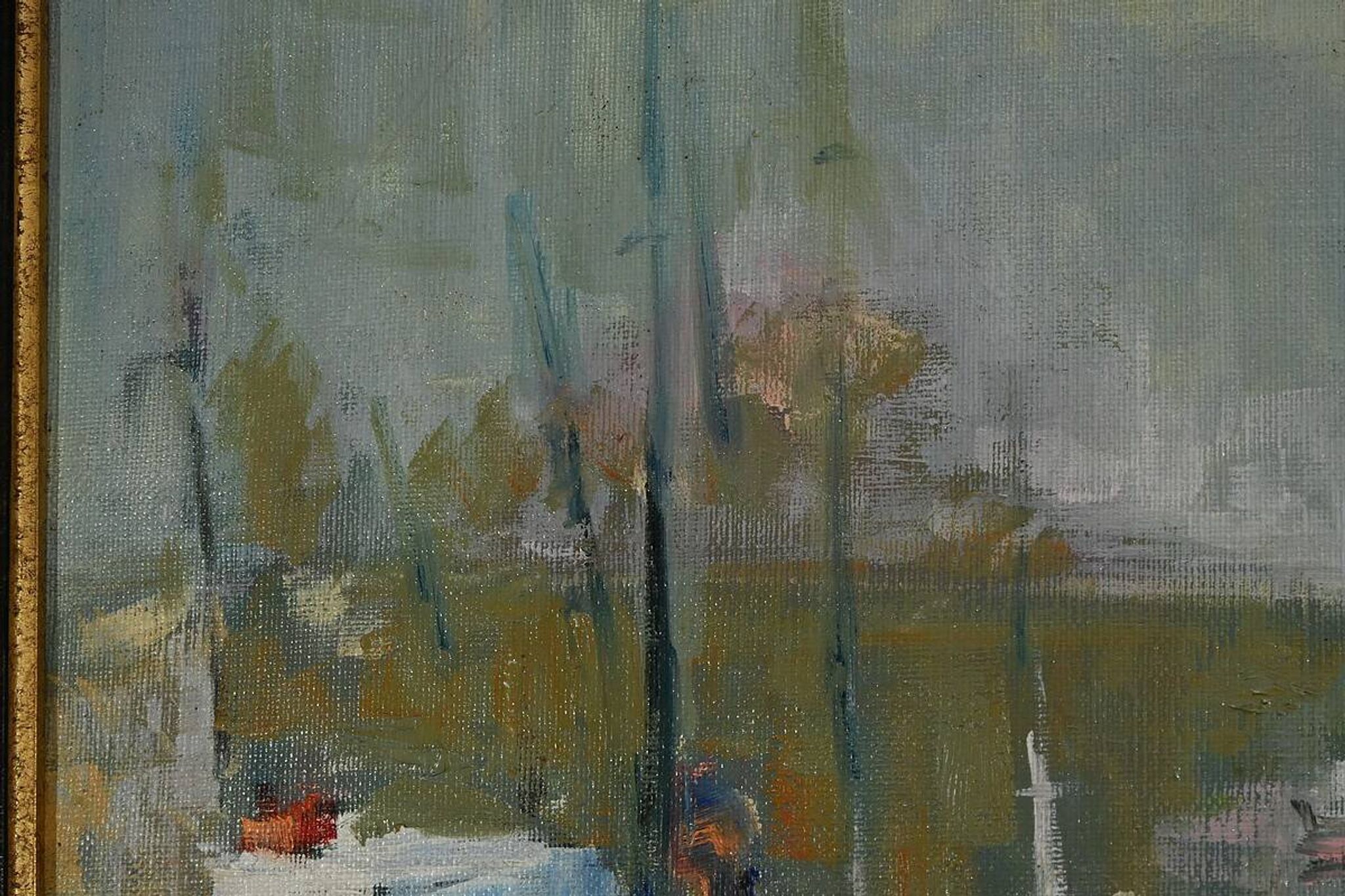 Huile sur Toile « Concarneau », signée S. Blaszczyk – 1991
