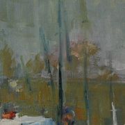 Huile sur Toile « Concarneau », signée S. Blaszczyk – 1991