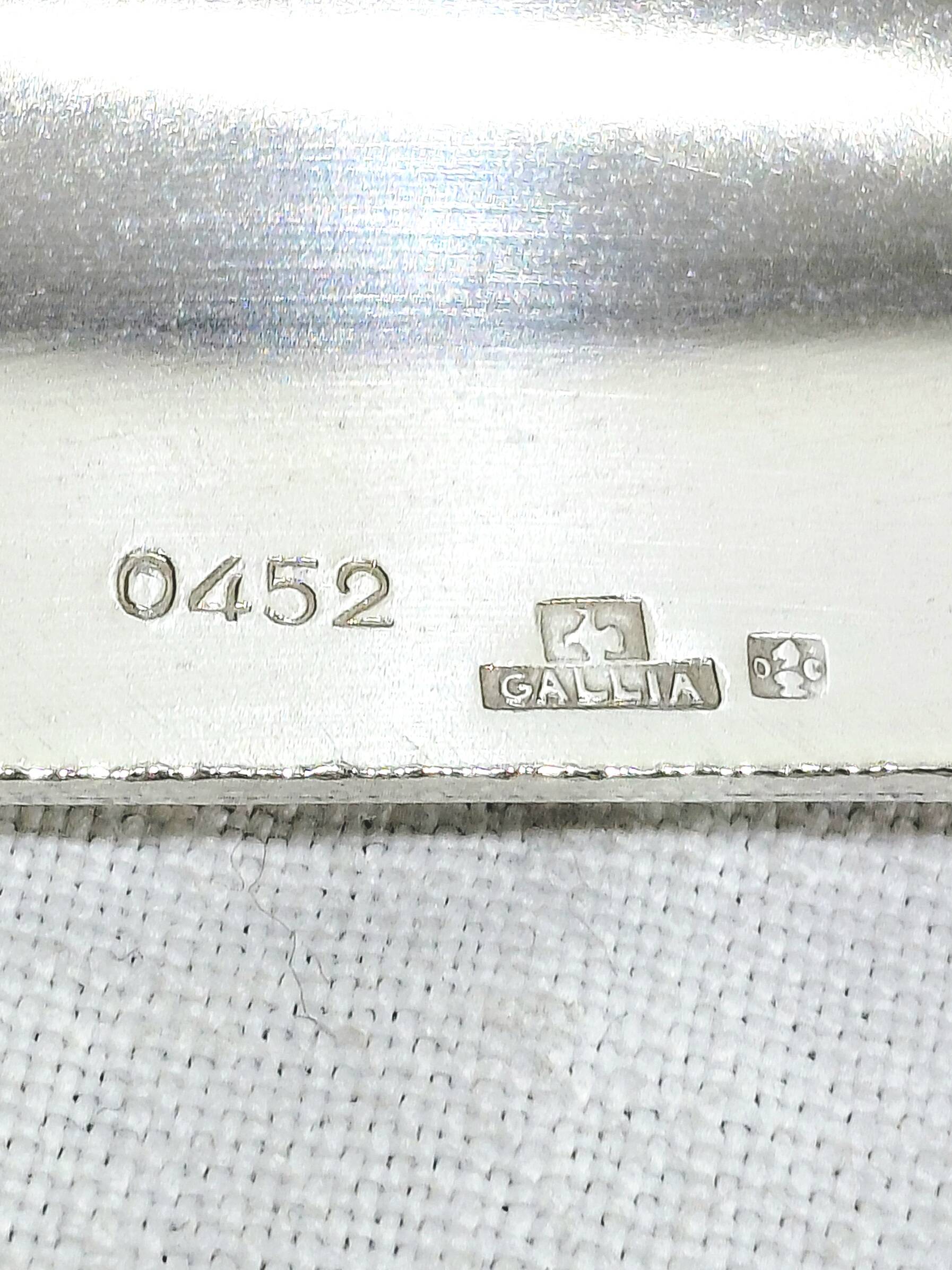 Gallia - Silver-plated bread basket