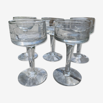 Lot de 5 verres