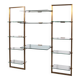 Peter Ghyczy Brass Very Rare Wall Unit Model R16 1970