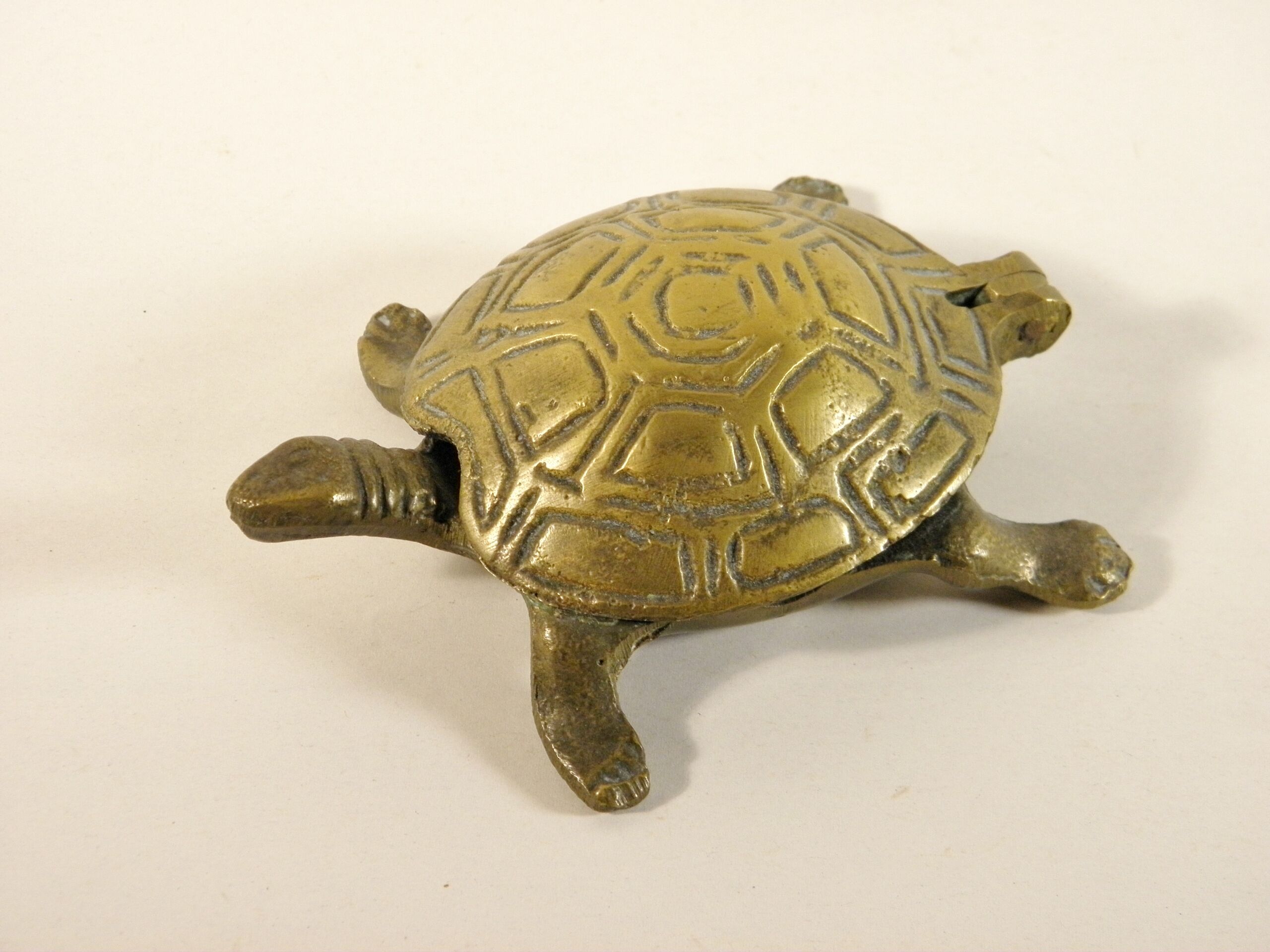 Brass "turtle" ashtray