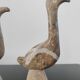 Two vintage birds in carved stone - Brutalist style / pop art
