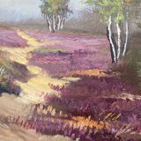 Painting "Path in the heather"