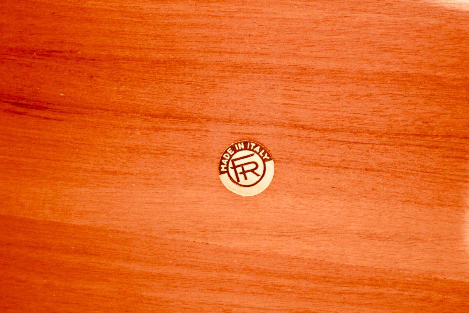 1950s vintage teak dessert trolley bar by "Fratelli Reguitti"