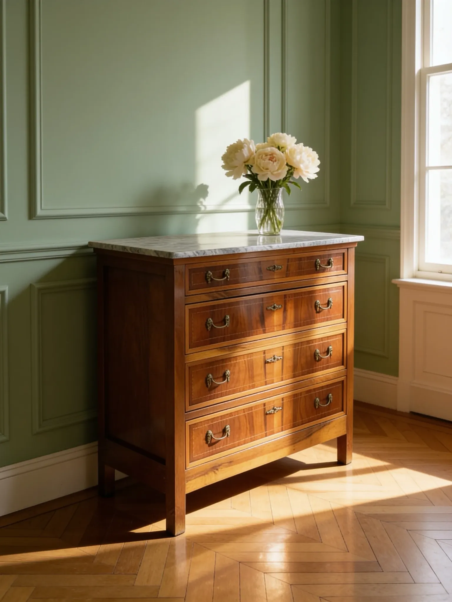 Elegant antique chest of drawers, dating to the early 20th century, ci