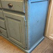 Old piece of furniture with six drawers and two doors
