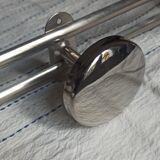 Metal wall coat rack