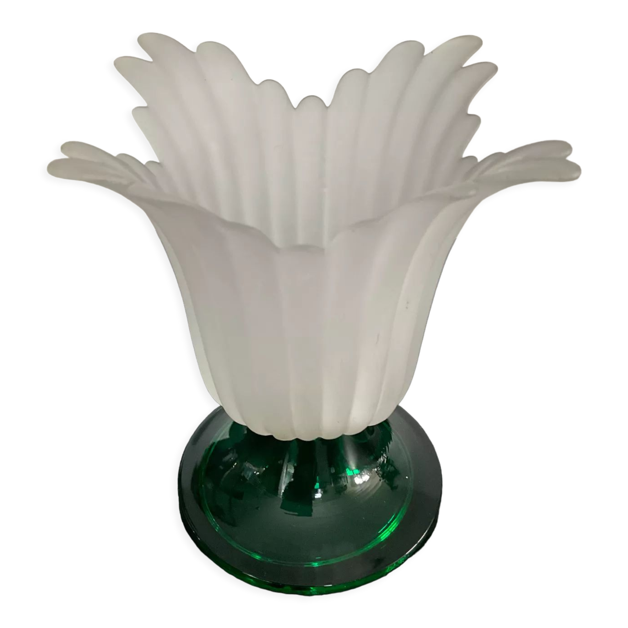 Vintage glass paste vase