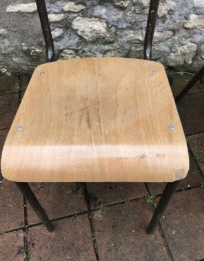 Pair of Mulca school chairs