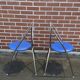 2 Hiroyuki Yamakado chrome folding chairs
