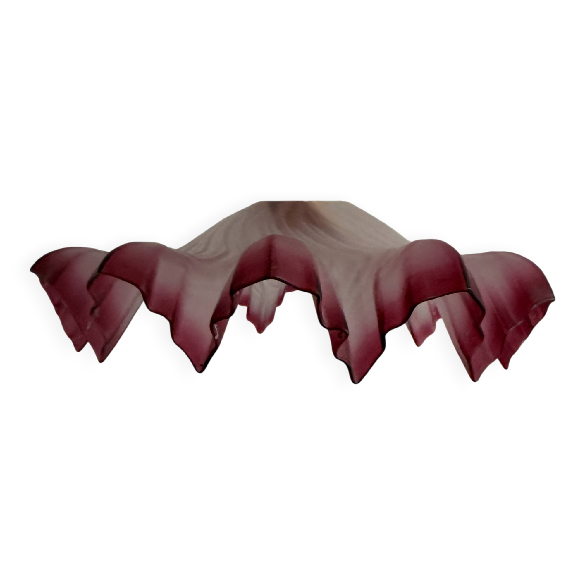 Abat-jour en opaline violette