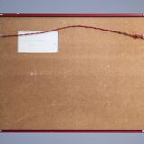 John McCracken 1934-2011 Sans titre, gouache sur papier, daté (19)82