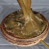Regulate Lamp, Art Nouveau style, signed C.Rosa – Mid 20th century