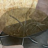 4 chaises & table des années 60