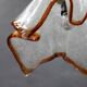 Grande suspension en verre de Murano des années 1980, Italie