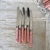 Vintage pink knives