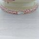 Salad bowl on foot in iron earth of Gien model Pink hawthorn