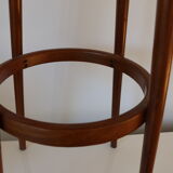 3 baumann stools 800mm skai burgundy