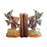 Pair of ceramic book greenhouse