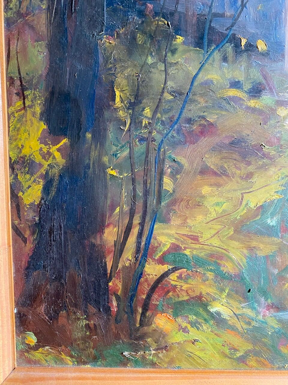 Painting, landscape by Guyard, circa 1960