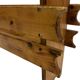 Vintage brutalist planter plant box sixties design wood