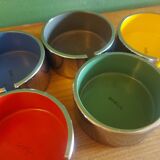 Set of 6 vintage isamu kenmochi ashtrays, edited for shell