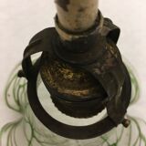 Wall lamp, art deco tulip colored glass